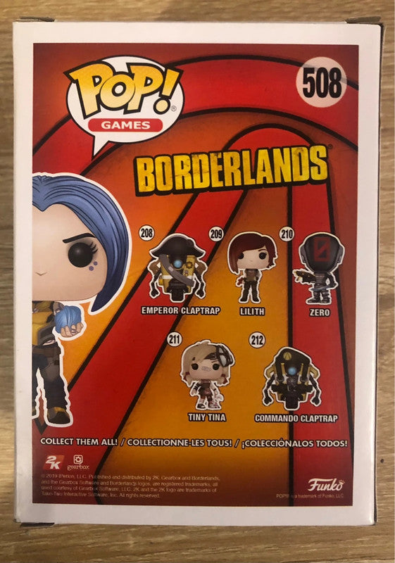 Funko Pop! Borderlands 508 - Maya (E3 2019 Limited Edition). Figurine représentant Maya, l’une des Sirènes de Borderlands, tenant une sphère d’énergie et une arme rouge. Une édition rare et exclusive à l’E3 2019, idéale pour les collectionneurs.