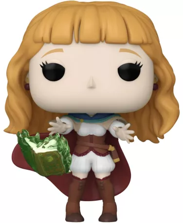 Funko Pop! Black Clover – Mimosa (N°1552). Figurine de la magicienne Mimosa avec son grimoire magique vert émeraude en pleine incantation. Une pièce magique pour les fans de Black Clover.