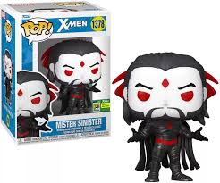 Funko Pop! Mister Sinister (1378) – X-Men SDCC 2024 Limited Edition, figurine représentant le puissant généticien Marvel avec son armure noire et sa cape rouge menaçante.