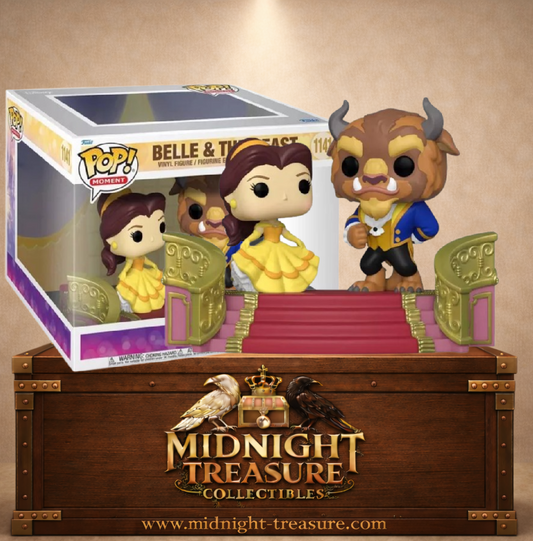 Funko Pop! Moment N°1141 – Belle & The Beast (Belle et la Bête), inspirée de La Belle et la Bête (Beauty and the Beast).