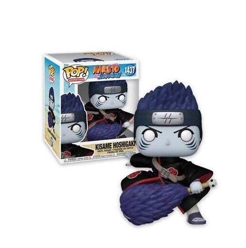 "Funko Pop! Naruto Shippuden – Kisame Hoshigaki (1437). Figurine détaillée représentant Kisame, l’exécuteur de l’Akatsuki, brandissant son épée Samehada. Son regard intense et sa posture de combat capturent parfaitement son style féroce. Un must-have pour les fans de Naruto Shippuden et de l’Akatsuki."