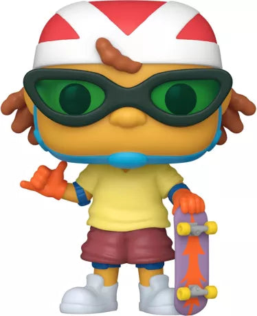 Funko Pop! Rocket Power – Otto & Reggie Rocket (N°1530 & 1531). Duo de figurines colorées représentant le frère et la sœur cultes de Nickelodeon. Un must-have pour les fans de Rocket Power.