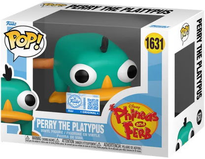 🦆🕵️ Funko Pop! N°1631 – Perry the Platypus (Perry l’Ornithorynque) – Phinéas et Ferb 🕵️🦆