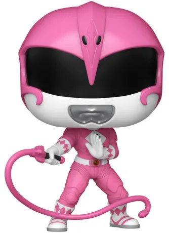 Funko Pop! Mighty Morphin Power Rangers – Pink Ranger (N°1778). Figurine fidèle au film avec sa tenue rose et son fouet. Une icône de la culture pop des années 90 à posséder absolument.