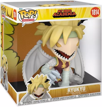 Funko Pop! My Hero Academia – Ryukyu (Forme Dragon) (N°1814 – 25 cm). Héroïne transformée en dragon avec ailes et griffes, dans une posture dominante. Une pièce massive et puissante pour les fans de MHA.
