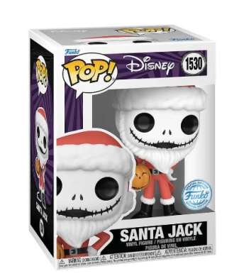 🎅🎃 Funko Pop! Disney - The Nightmare Before Christmas 1530 - Santa Jack ( funko exclu ) 🎃🎅