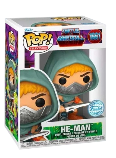 ⚔️🐢 Funko Pop! Television N°1661 – He-Man (Musclor) – Teenage Mutant Ninja Turtles x Masters of the Universe ⚔️🐢