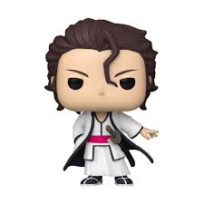 Funko Pop Sosuke Aizen 1840 de Bleach, version exclusive représentant Aizen dans sa tenue de Las Noches, figurine de collection.