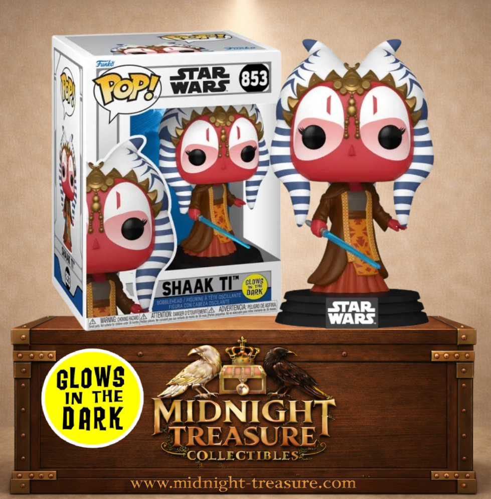 Funko Pop! Star Wars N°853 – Shaak Ti Glow in the Dark, inspirée de Star Wars: The Clone Wars.