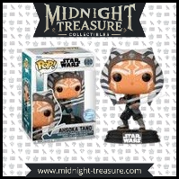 "Funko Pop! Star Wars 467 - Ahsoka Tano. Figurine dynamique de l'ancienne Padawan armée de ses deux sabres laser blancs. Un must-have pour les collectionneurs de Star Wars."