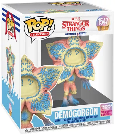 🍦🌸 Funko Pop! Super Television N°1547 – Demogorgon – Scoops Ahoy – Pastel Deco (Couleurs pastel) – Stranger Things 🌸🍦