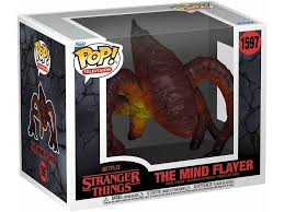 "Funko Pop! Stranger Things The Mind Flayer #1597 en version Super Sized. Figurine représentant la terrifiante créature du Monde à l’Envers avec des détails impressionnants."