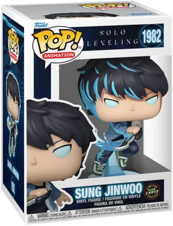 ⚔💎 Funko Pop! N°1982 (Chase Glow in the Dark) – Sung Jinwoo – Solo Leveling 💎⚔