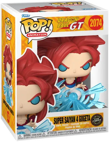 Lot Funko Pop! Dragon Ball GT – Super Saiyan 4 Gogeta (N°2074) Standard + Chase Edition. Les deux versions exclusives de Gogeta SSJ4 réunies, avec pose dynamique et effet d’énergie. Un must-have pour les collectionneurs Dragon Ball.
