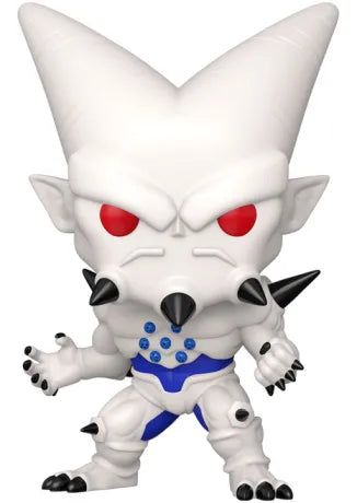 Funko Pop! Dragon Ball GT – Super Yi-Shinron (N°2076, 15 cm). Figurine grand format du dragon maléfique blanc aux yeux rouges et piques noires, ennemi final de Goku.