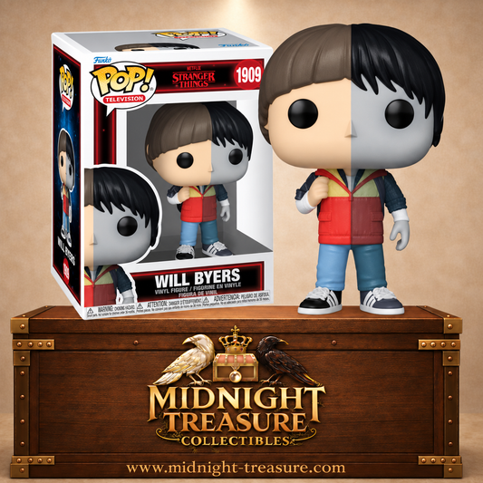 Funko Pop! Television N°1909 – Will Byers (Split), moitié humain et moitié influencé par le Monde à l'Envers dans Stranger Things.