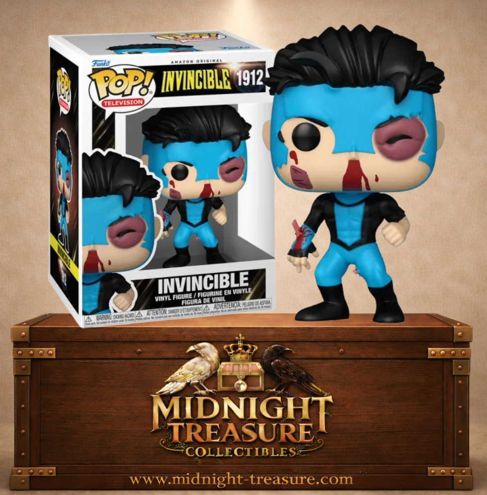 Funko Pop! Television N°1912 – Invincible blessé après un combat contre les Viltrumites dans la série Invincible.