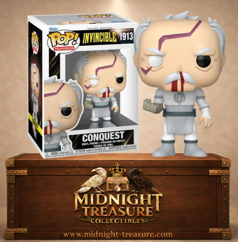 Funko Pop! Television N°1913 – Conquest, le puissant Viltrumite d'Invincible après son combat contre Mark Grayson.