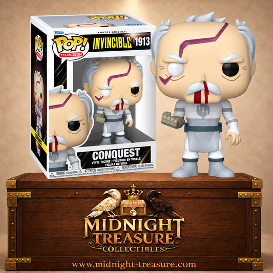 Funko Pop! Television N°1913 – Conquest, le puissant Viltrumite d'Invincible après son combat contre Mark Grayson.