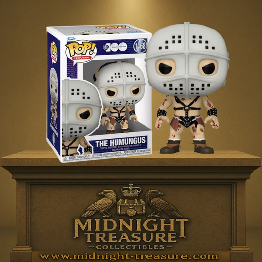 Funko Pop! Mad Max – The Humungus (1468) – Warner Bros. 100th Anniversary. Figurine du chef de guerre masqué dans son look post-apocalyptique. Un must-have pour les fans de l’univers Mad Max