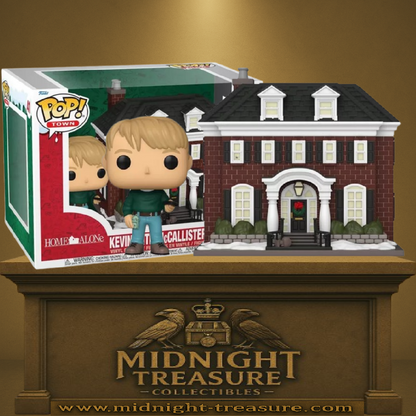 Funko Pop! Town Home Alone – Kevin McCallister with Home – N°41. Kevin McCallister devant sa maison familiale emblématique du film Maman, j’ai raté l’avion. Un set culte parfait pour les fans de cinéma et de Funko Pop.