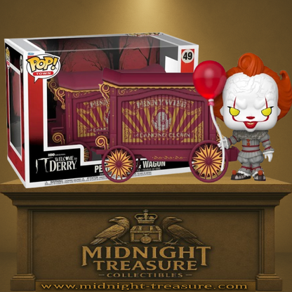 🎈🤡 Funko Pop! Town N°49 – Pennywise & Wagon – Welcome to Derry (Ça) 🤡🎈