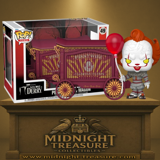 🎈🤡 Funko Pop! Town N°49 – Pennywise & Wagon – Welcome to Derry (Ça) 🤡🎈