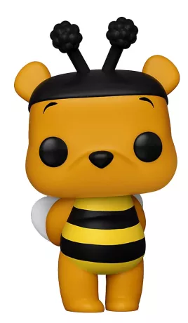Funko Pop! Disney – Winnie the Pooh (N°1034) – Édition Abeille – Special Edition. Winnie déguisé en adorable abeille avec antennes et ailes. Une figurine douce et rare pour les fans de l’univers Disney.