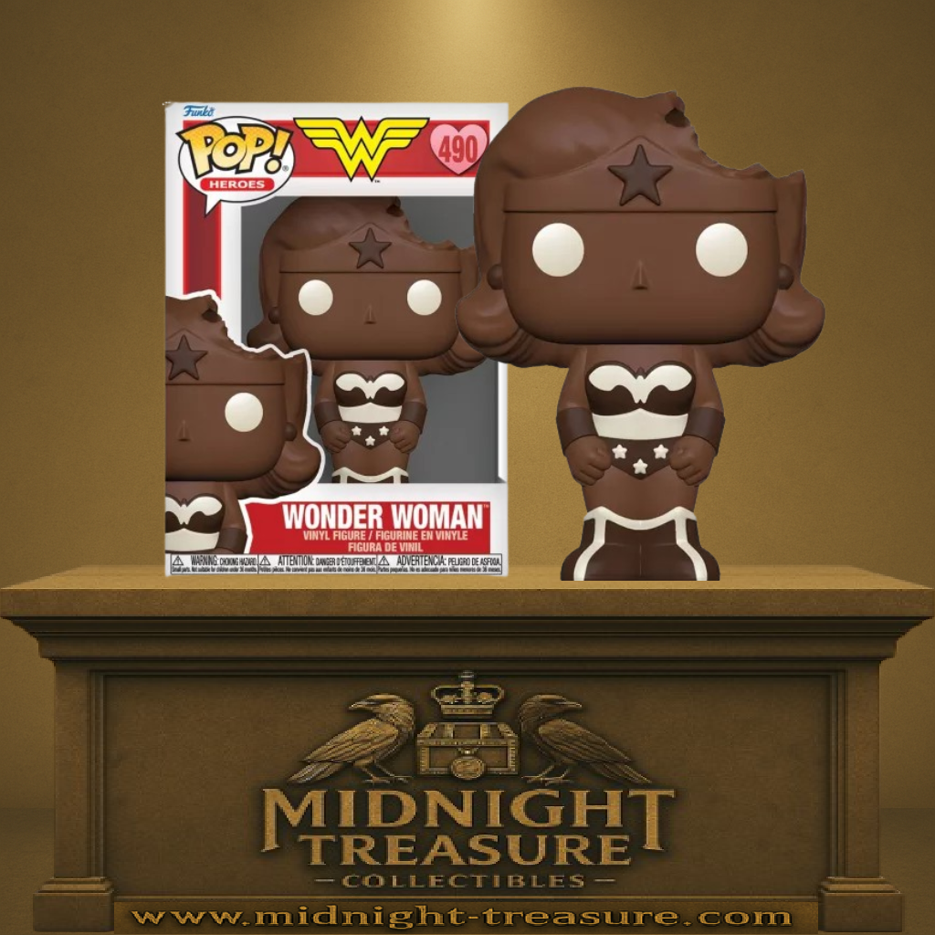 🍫⭐ Funko Pop! N°490 – Wonder Woman (Version Chocolat) – DC Comics ⭐🍫