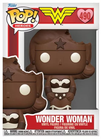 🍫⭐ Funko Pop! N°490 – Wonder Woman (Version Chocolat) – DC Comics ⭐🍫