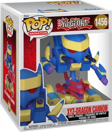 Funko Pop! Yu-Gi-Oh! – XYZ-Dragon Cannon – N°1456 – 15 cm. Figurine massive représentant la fusion des monstres mécaniques X, Y et Z. Une Pop! impressionnante pour les duellistes fans de Kaiba.

