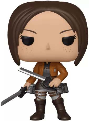 Funko Pop! L’Attaque des Titans – Ymir (N°461). Figurine fidèle représentant Ymir en tenue de combat, équipée du dispositif tridimensionnel. Un incontournable pour les fans de l’anime Attack on Titan.