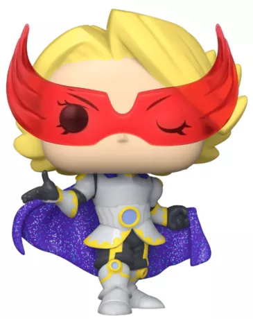 Funko Pop! My Hero Academia – Yuga Aoyama (N°1144). Aoyama avec son masque rouge et sa cape pailletée. Une figurine flamboyante et unique pour les fans de MHA.