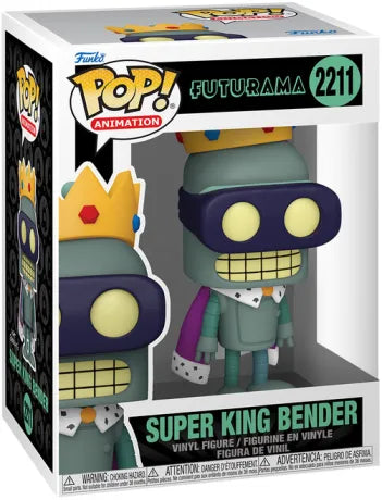 👑🤖 Funko Pop! Animation N°2211 – Super King Bender – Futurama 🤖👑
