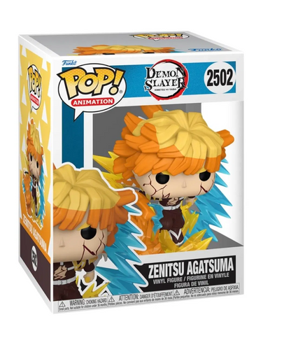 ⚡🐉 Funko Pop! Premium Animation N°2502 – Zenitsu Agatsuma – Demon Slayer: Kimetsu no Yaiba 🐉⚡