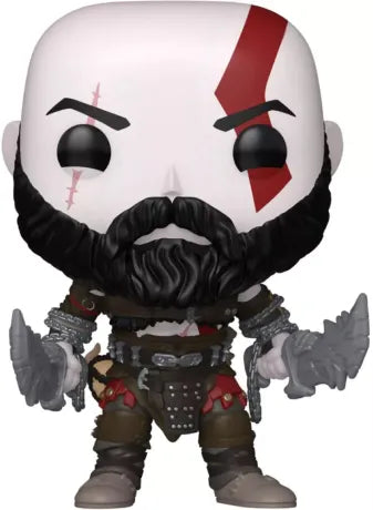 ⚔️🔥 Funko Pop! Games N°1285 – Kratos with Blades (Kratos avec les Lames du Chaos) – Special Edition Exclusive – God of War Ragnarök 🔥⚔️