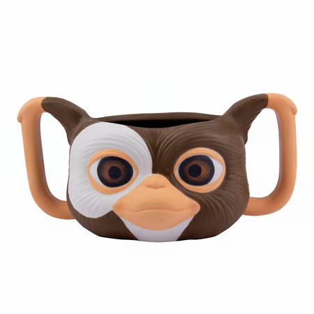 Mug Gremlins en forme de Gizmo - 550ml. Mug en céramique fidèle au design du Mogwai culte. Idéal pour les fans du film Gremlins. Produit sous licence officielle.