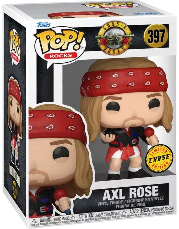 🎤🌹 Funko Pop! Rocks N°397 – Axl Rose (Chase Edition) – Guns N' Roses 🌹🎤