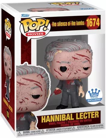 🔪🩸 Funko Pop! N°1674 – Hannibal Lecter (Bloody) (Ensanglanté) – The Silence of the Lambs (Le Silence des agneaux) (Occasion) 🩸🔪