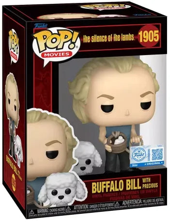 🦋🐩 Funko Pop! Movies N°1905 – Buffalo Bill with Precious (Buffalo Bill avec Precious) – The Silence of the Lambs ( Le Silence des agneaux ) – Exclusive 🐩🦋