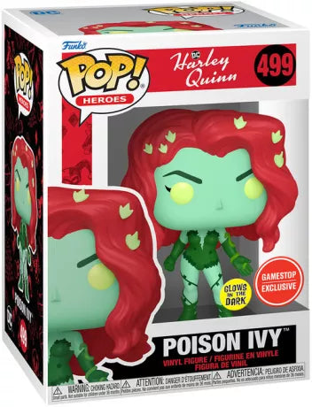 🌿💚 Funko Pop! Heroes N°499 – Poison Ivy  – Harley Quinn Animated Series [Glow in the Dark] 💚🌿