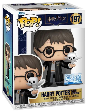 🪄🦉 Funko Pop! Harry Potter N°197 – Harry Potter with Hedwig (Harry Potter avec Hedwige) 🦉🪄