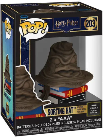 🎩📚 Funko Pop! N°203 – Sorting Hat “I Talk” (Choixpeau magique « Je parle ») – Pop! Sounds – Harry Potter 📚🎩