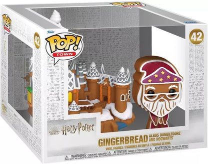 🎄🏰 Funko Pop! Town N°42 – Gingerbread Hogwarts & Albus Dumbledore (Poudlard en pain d’épices & Albus Dumbledore) – Harry Potter 🏰🎄