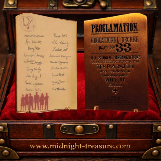 Lingot lenticulaire Harry Potter Armée de Dumbledore édition limitée à 2005 exemplaires par FaNaTtik