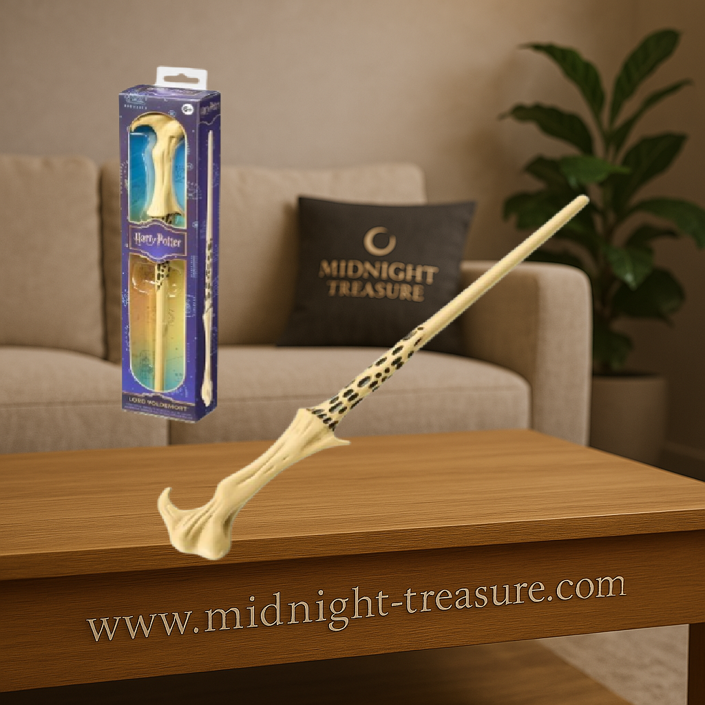 Harry Potter – Baguette Lord Voldemort – 30 cm – PVC – Officielle. Réplique fidèle avec manche en forme d’os, parfaite pour cosplay et collection.