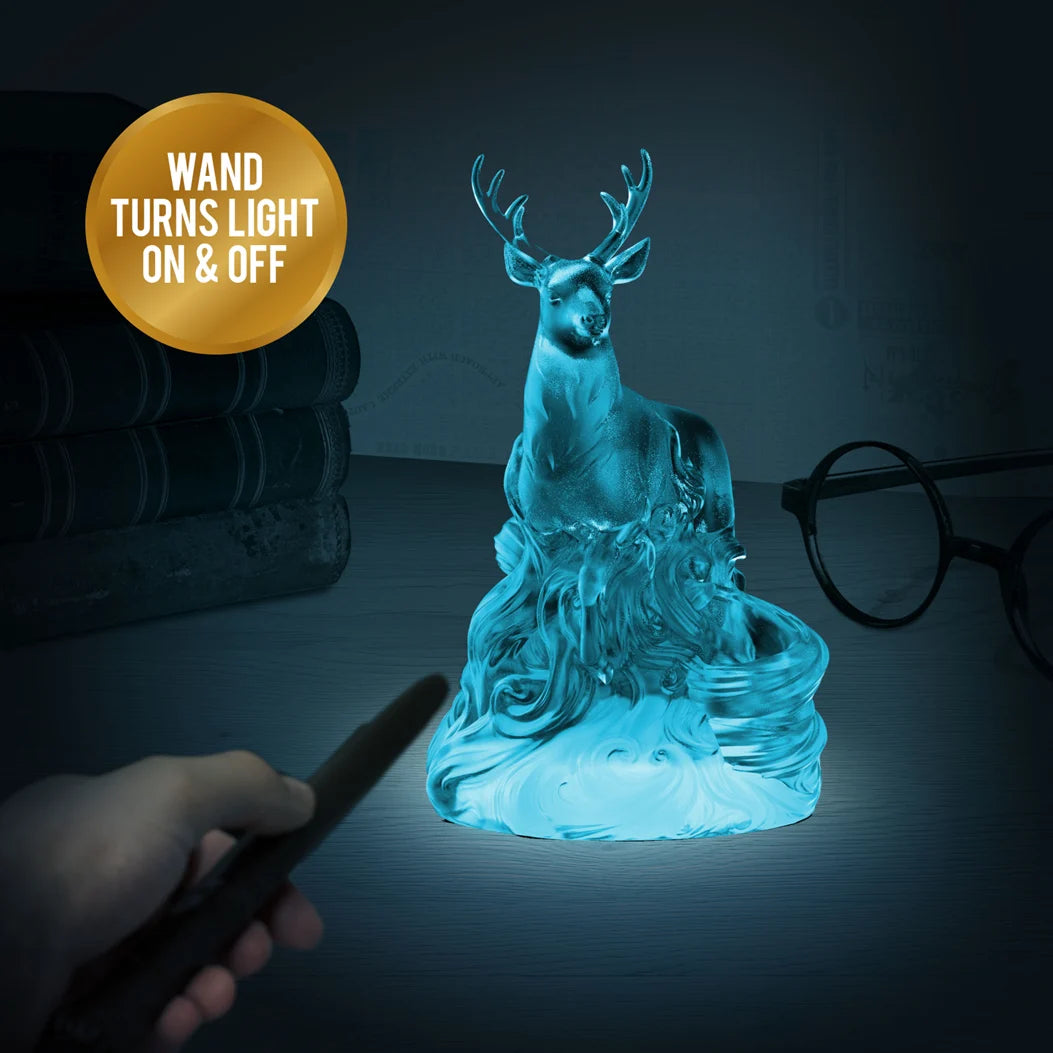 🪄🦌 Harry Potter – Patronus – Lampe avec télécommande baguette magique 🦌🪄