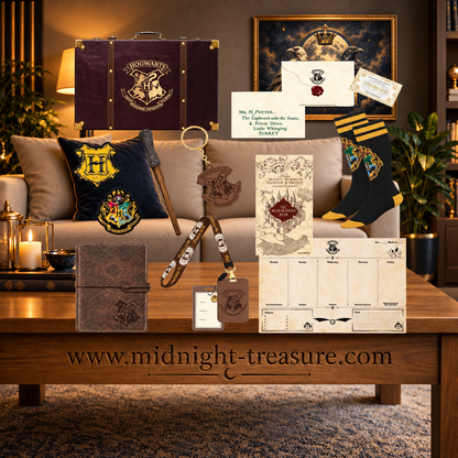 🧙‍♂️🧳 Harry Potter – Poudlard – Set Collector 10 pièces 🧳🧙‍♂️