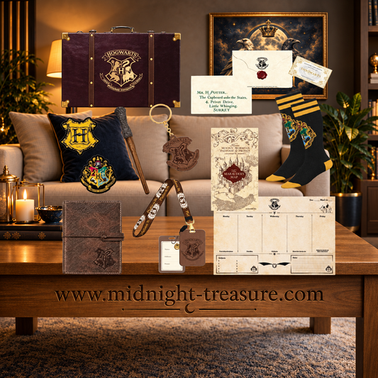 🧙‍♂️🧳 Harry Potter – Poudlard – Set Collector 10 pièces 🧳🧙‍♂️