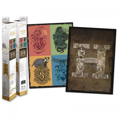 🗞️🪄 Harry Potter – Tombs and Scrolls – Set de 2 posters 52 x 38 cm 🏰✨